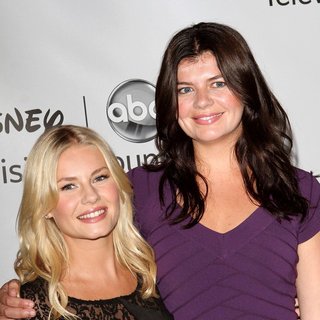 Elisha Cuthbert, Casey Wilson in 2011 Disney ABC Television Group Host Summer Press Tour