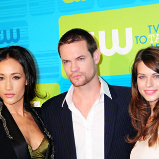 Maggie Q, Shane West, Lyndsy Fonseca in 2010 The CW Network UpFront - Arrivals