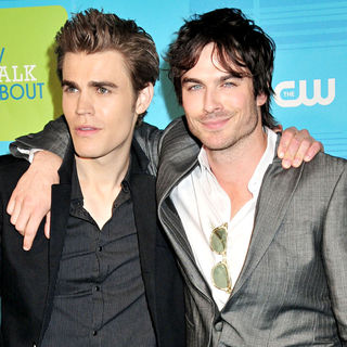 Paul Wesley, Ian Somerhalder in 2010 The CW Network UpFront - Arrivals