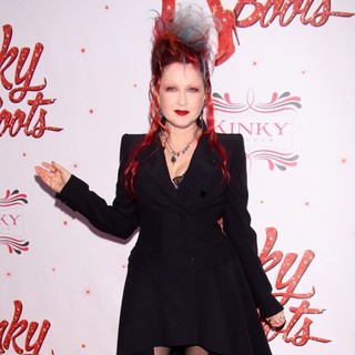 Cyndi Lauper in The Broadway Premiere of Kinky Boots - Arrivals - cyndi-lauper-premiere-kinky-boots-03