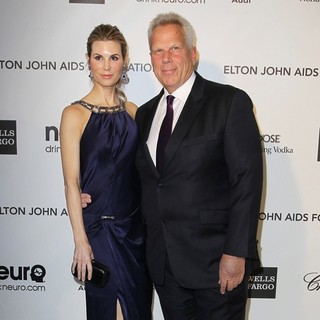 Nicole Dairy, Steve Tisch in 21st Annual Elton John AIDS Foundation's Oscar Viewing Party