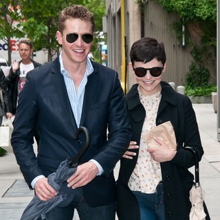 Josh Dallas, Ginnifer Goodwin in Ginnifer Goodwin and Josh Dallas Return to Their Hotel