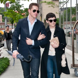 Josh Dallas, Ginnifer Goodwin in Ginnifer Goodwin and Josh Dallas Return to Their Hotel