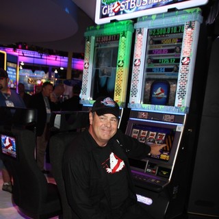 Dan Aykroyd in Dan Aykroyd Unveils Ghostbusters Slot Machine and Cuts Ribbon at The Global Gaming Expo 2011