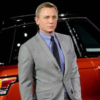 Daniel Craig in The Range Rover Sport World Unveiling at The 2013 New York Auto Show