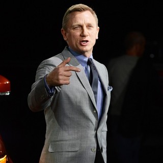 Daniel Craig in The Range Rover Sport World Unveiling at The 2013 New York Auto Show