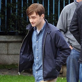 Daniel Radcliffe in On The Film Set of The F-Word