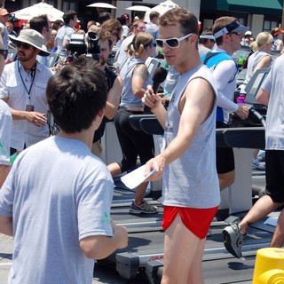 Daniel Tosh Hosts A Treadmill Marathon