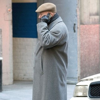Dann Florek in The Film Set of  Law and Order: Special Victims Unit