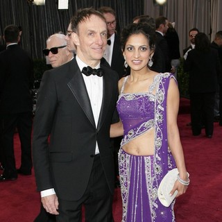 Mychael Danna, Aparna Danna in The 85th Annual Oscars - Red Carpet Arrivals