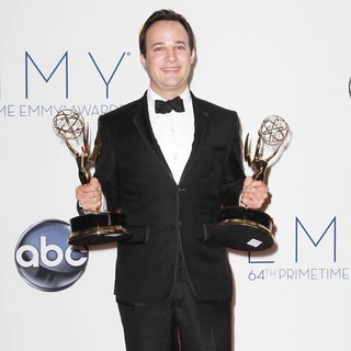 Danny Strong in 64th Annual Primetime Emmy Awards - Press Room