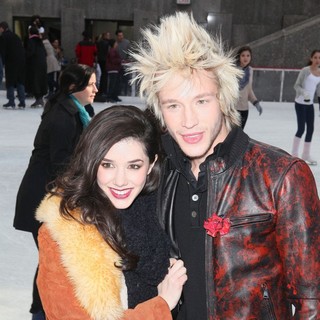 Erica Dasher, Nick Roux in ABC Family's 25 Days of Christmas Winter Wonderland Event