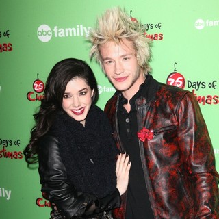 Erica Dasher, Nick Roux in ABC Family's 25 Days of Christmas Winter Wonderland Event
