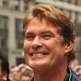 David Hasselhoff in The Gumball 3000 International Car Rally Starting Point