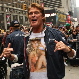 David Hasselhoff in The Gumball 3000 International Car Rally Starting Point