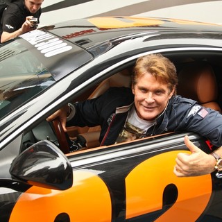 David Hasselhoff in The Gumball 3000 International Car Rally Starting Point