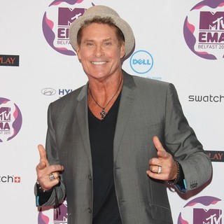 David Hasselhoff in The MTV Europe Music Awards 2011 (EMAs) - Arrivals