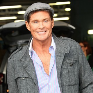 David Hasselhoff in David Hasselhoff Outside The ITV Studios