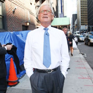 David Letterman in The Late Show with David Letterman - Arrivals