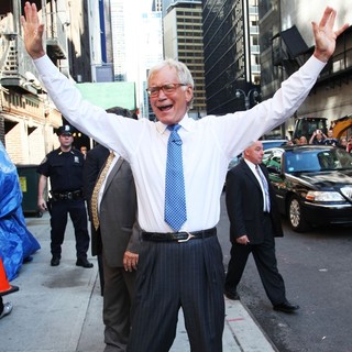 David Letterman in The Late Show with David Letterman - Arrivals