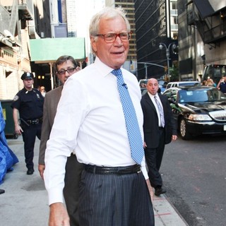 David Letterman in The Late Show with David Letterman - Arrivals