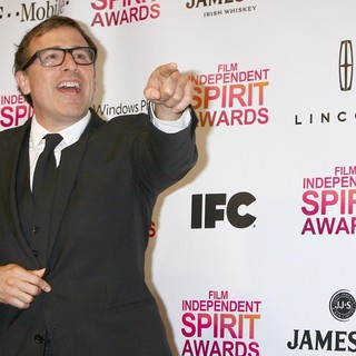 David O. Russell in 2013 Film Independent Spirit Awards - Press Room