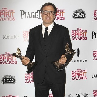 David O. Russell in 2013 Film Independent Spirit Awards - Press Room