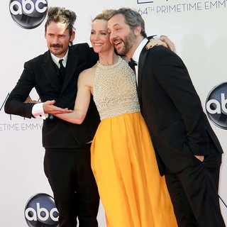 Jeremy Davies, Leslie Mann, Judd Apatow in 64th Annual Primetime Emmy Awards - Arrivals