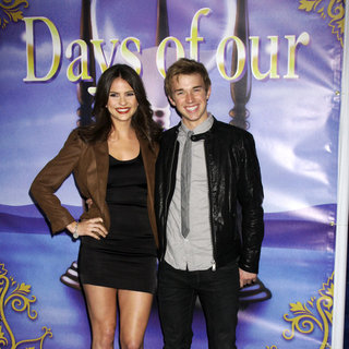 Shelley Hennig, Chandler Massey in The Days of Our Lives 45th Anniversary Party