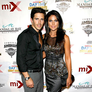 Brandon Beemer, Nadia Bjorlin in 2010 Daytime Emmy Awards Official Pre-Party