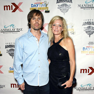 Scott DeFreitas, Maura West in 2010 Daytime Emmy Awards Official Pre-Party
