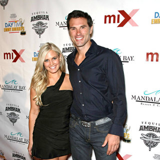 Terri Colombino, Austin Peck in 2010 Daytime Emmy Awards Official Pre-Party