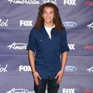 DeAndre Brackensick in The American Idol Season 11 Top 13 Party