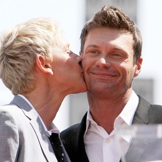 Ellen DeGeneres, Ryan Seacrest in Ellen DeGeneres Is Honored with A Star on The Hollywood Walk of Fame