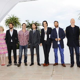 Dane DeHaan, Mia Wasikowska, Jason Clarke, Guy Pearce, Shia LaBeouf, Nick Cave, Tom Hardy, John Hillcoat, Jessica Chastain in Lawless Photocall - During The 65th Annual Cannes Film Festival
