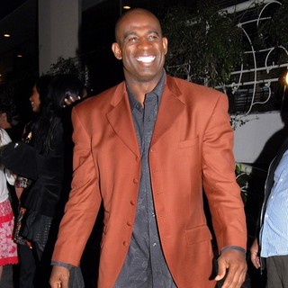 Deion Sanders in Deion Sanders Leaving A Restaurant After Dining with Friends