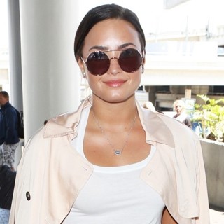 Demi Lovato-Demi Lovato at The Los Angeles International Airport