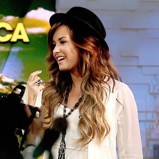 Demi Lovato in At ABC Studios for An Appearance on Good Morning America