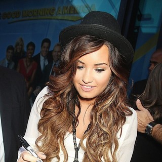 Demi Lovato in At ABC Studios for An Appearance on Good Morning America