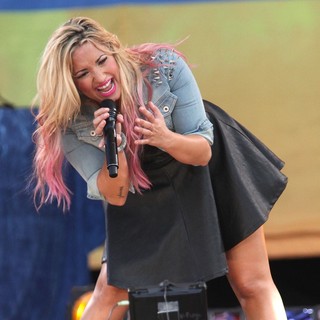 Demi Lovato in Demi Lovato Performs as Part of Good Morning America's Summer Concert Series
