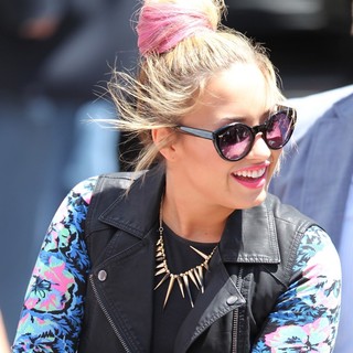 Demi Lovato in The USA X Factor Judges Arrive for The Auditions in Providence