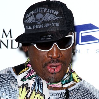 Dennis Rodman in Dennis Rodman Hosts A St. Patricks Day Bash
