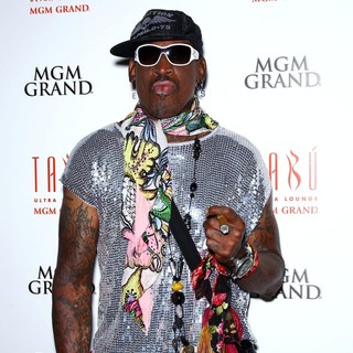 Dennis Rodman in Dennis Rodman Hosts A St. Patricks Day Bash