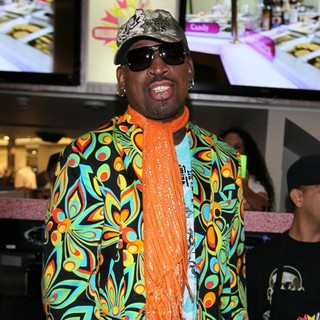 Dennis Rodman in Dennis Rodman Makes An Appearance at Millions of Milkshakes