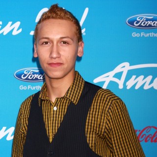 Devin Velez in FOX's American Idol Finalists Party