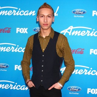 Devin Velez in FOX's American Idol Finalists Party