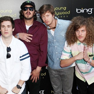 Adam DeVine, Kyle Newacheck, Anders Holm, Blake Anderson in The 13th Annual Young Hollywood Awards Presented by Bing - Arrivals