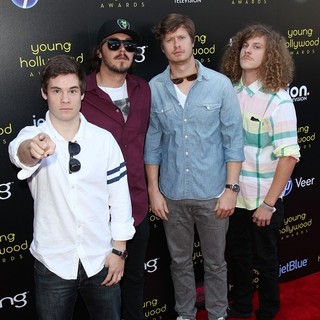 Adam DeVine, Kyle Newacheck, Anders Holm, Blake Anderson in The 13th Annual Young Hollywood Awards Presented by Bing - Arrivals