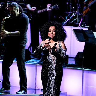 Diana Ross in Diana Ross Performing Live on Stage During Her 'More Today Than Yesterday' Tour