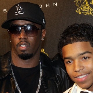 P. Diddy, Justin Combs in Justin Dior Combs Celebrates His 16th Birthday